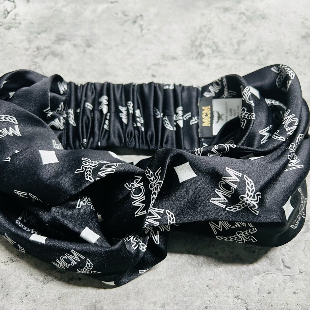 Authentic MCM Silk Headband-Rare Find